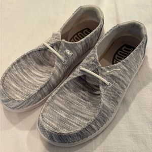 Hey Dude Women’s Gray Slip-On Loafers